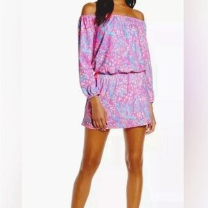 Lilly Pulitzer Lana skort romper pink sorbet size L